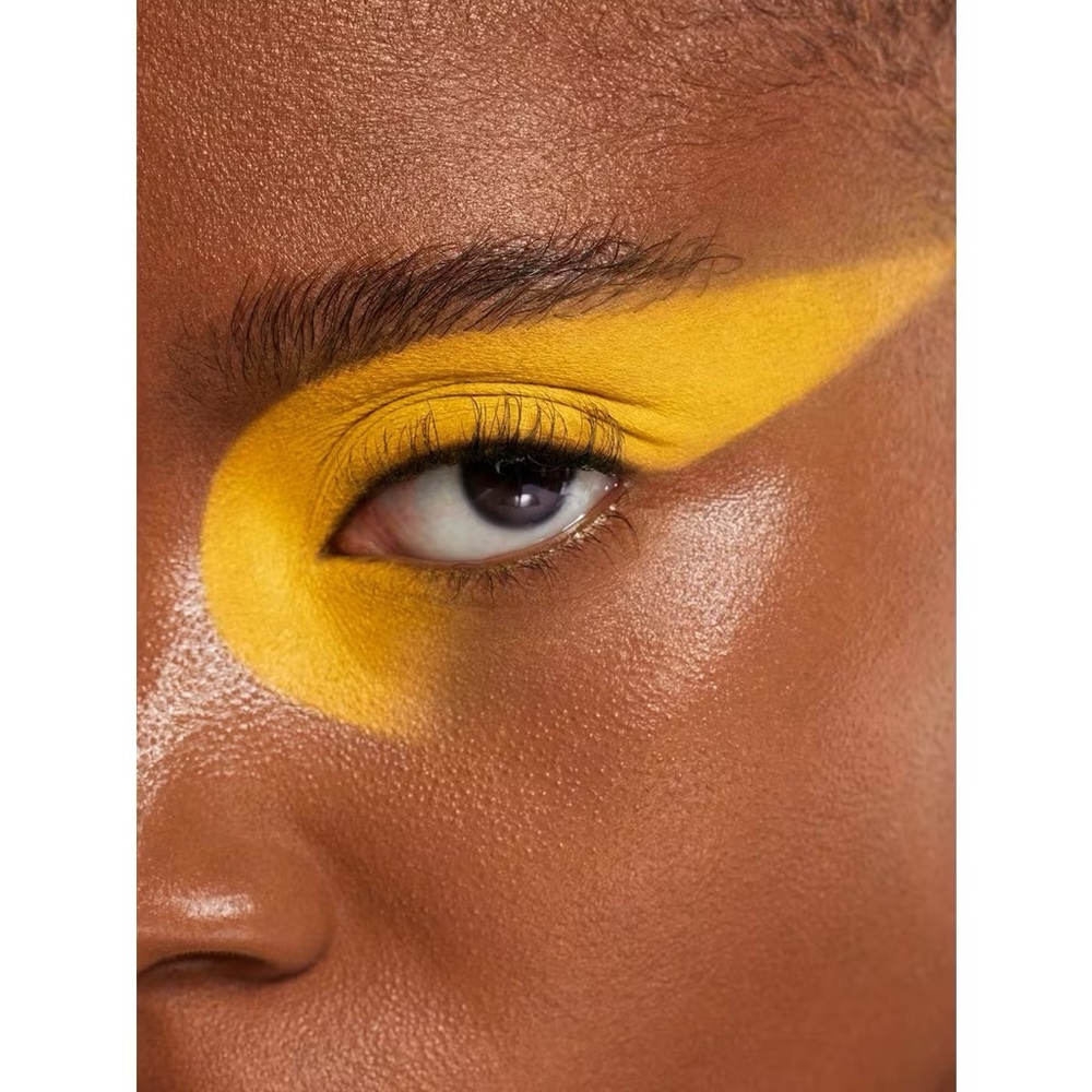 about-face Matte Fluid Eye Paint Eyeshadow It’s Blitz bright neon primary yellow